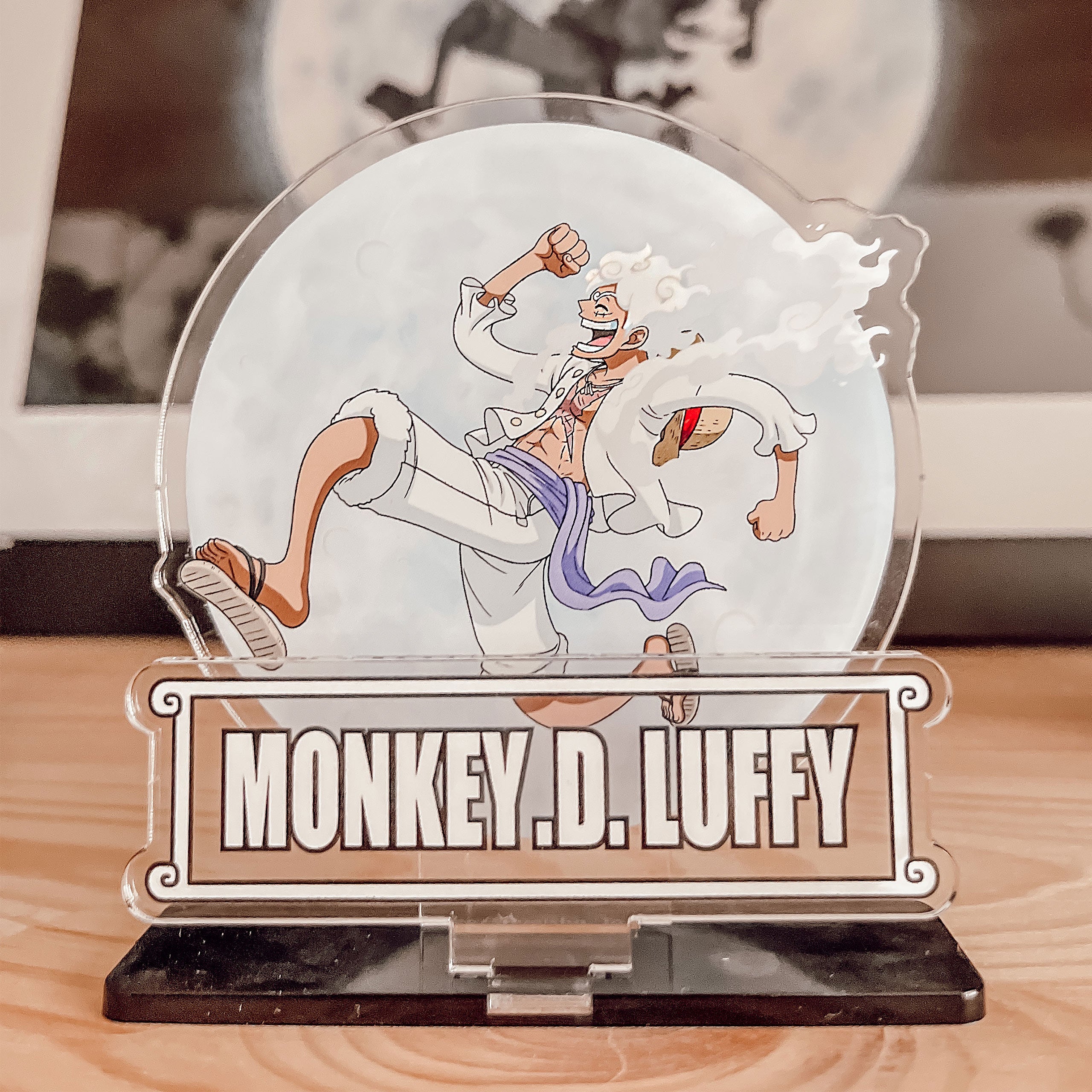 Image produit One Piece: Gear 5 - Figurine en acrylique de Monkey D. Luffy en course