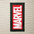 Image produit Marvel - Serviette de bain Logo noir