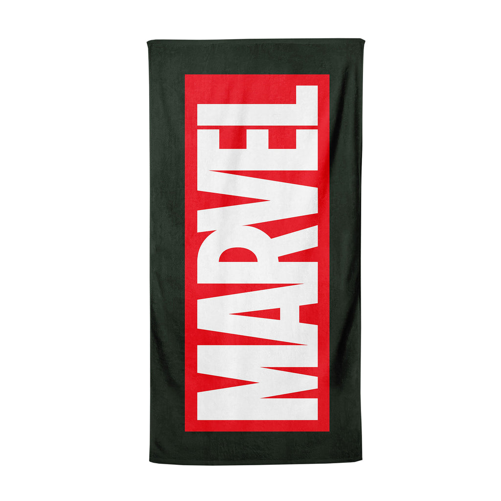 Image produit Marvel - Serviette de bain Logo noir