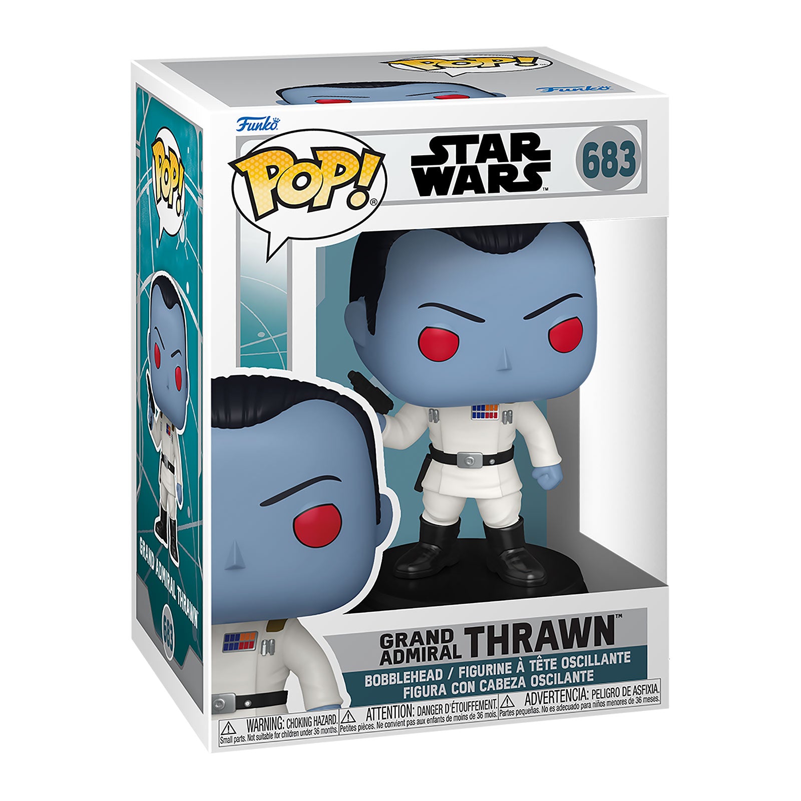 Image produit Figurine Bobblehead Funko Pop Grand Amiral Thrawn - Star Wars Ahsoka