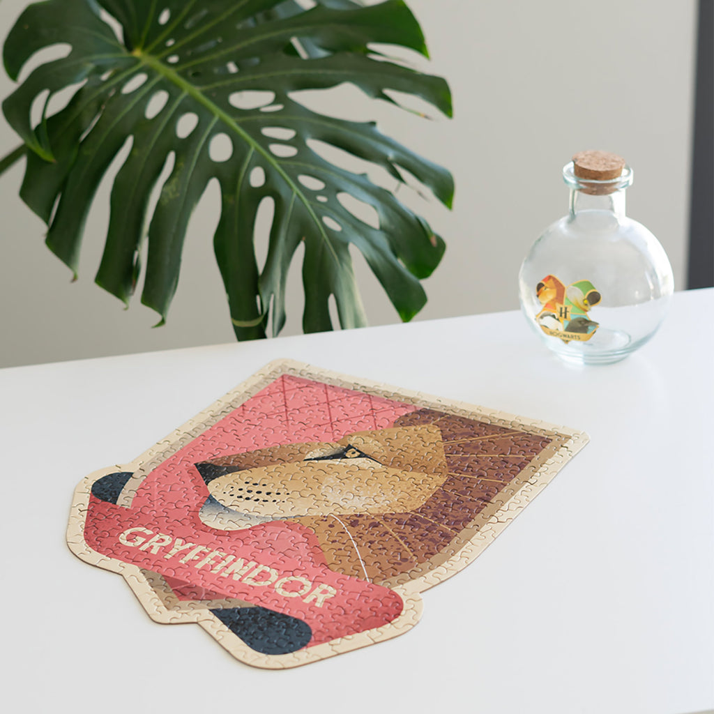 Image produit Puzzle de l'animal de l'écusson Gryffondor dans une bouteille de potion - Harry Potter