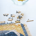 Image produit Harry Potter - Puzzle de l'écusson de Poufsouffle dans une bouteille de potion magique avec bouchon en liège