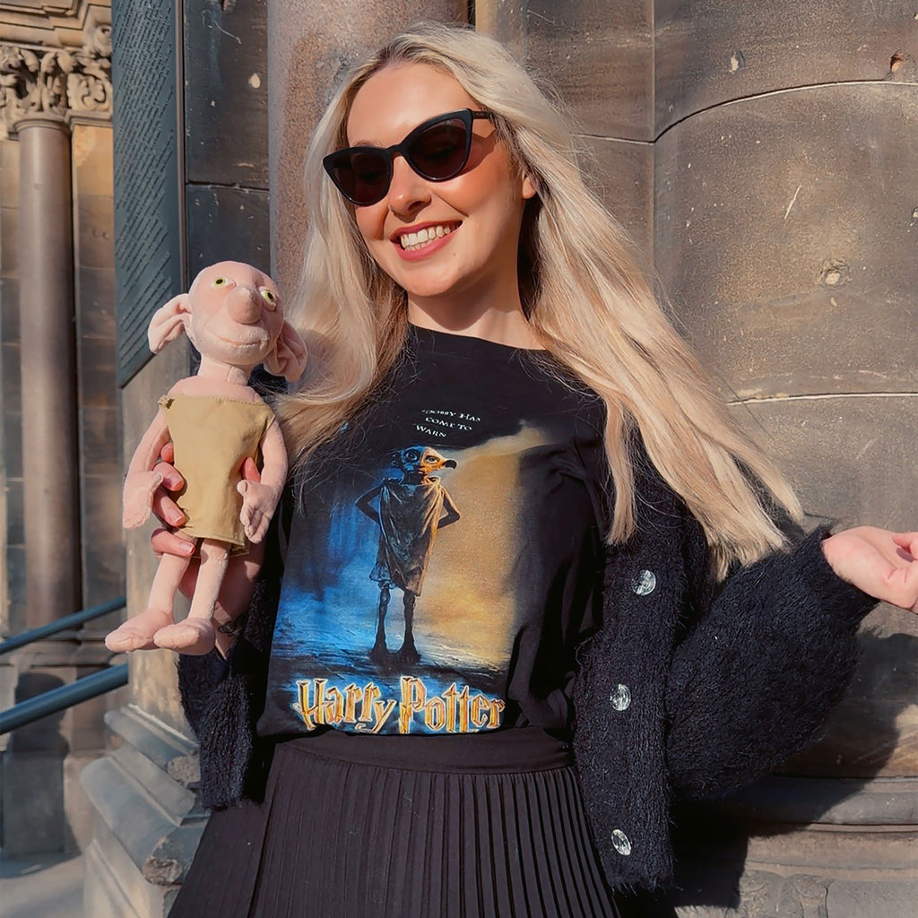 Image produit Harry Potter - T-shirt Poster Dobby noir