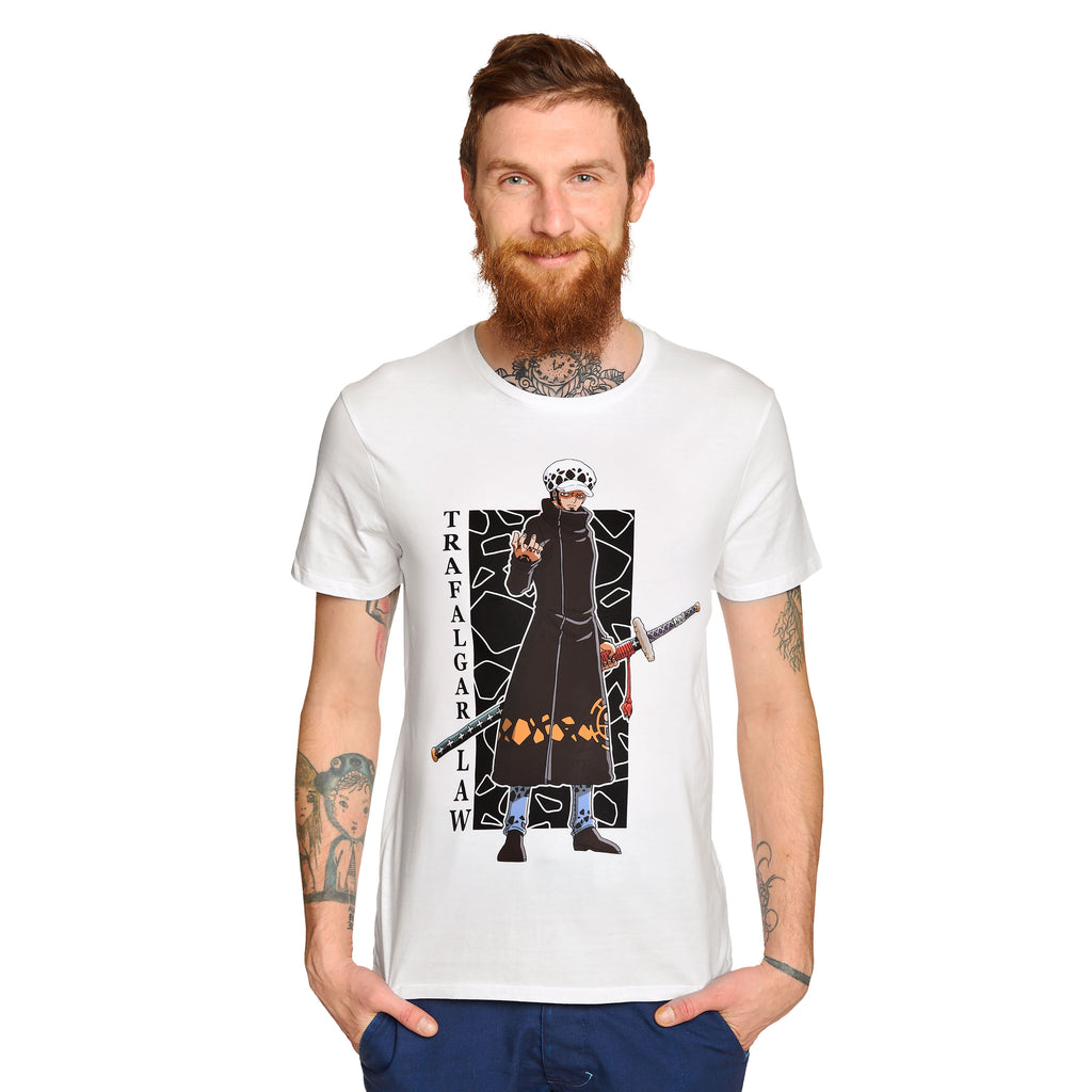Image produit One Piece - T-shirt Trafalgar Law blanc