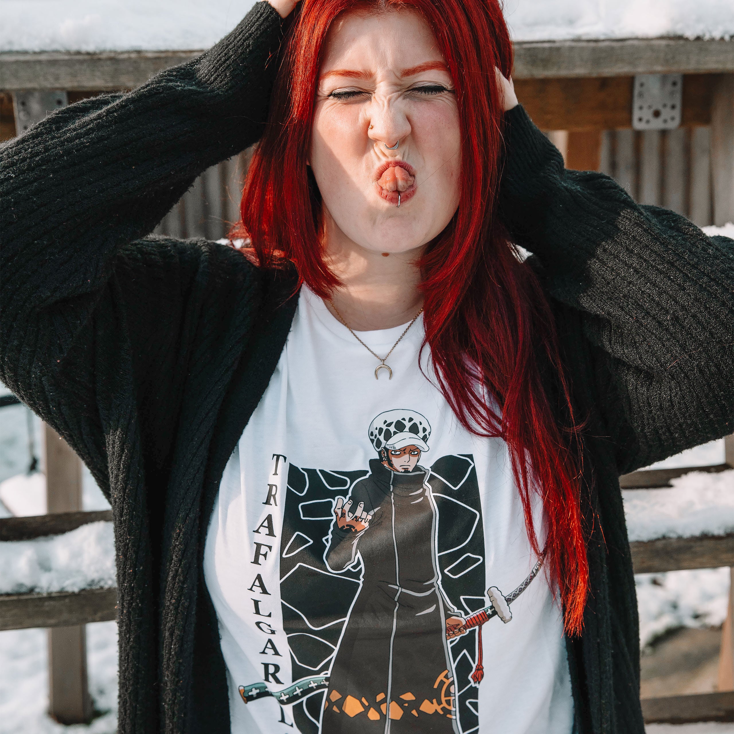 Image produit One Piece - T-shirt Trafalgar Law blanc