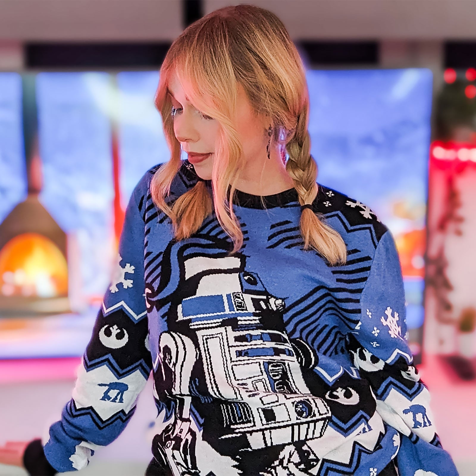 Image produit Star Wars - Pull tricoté R2-D2