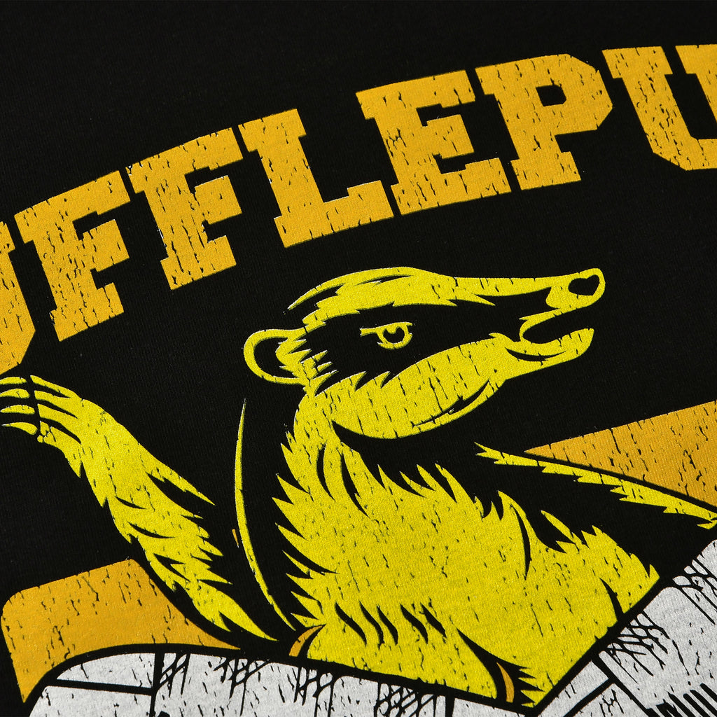 Image produit T-shirt noir du collège Quidditch Hufflepuff - Harry Potter