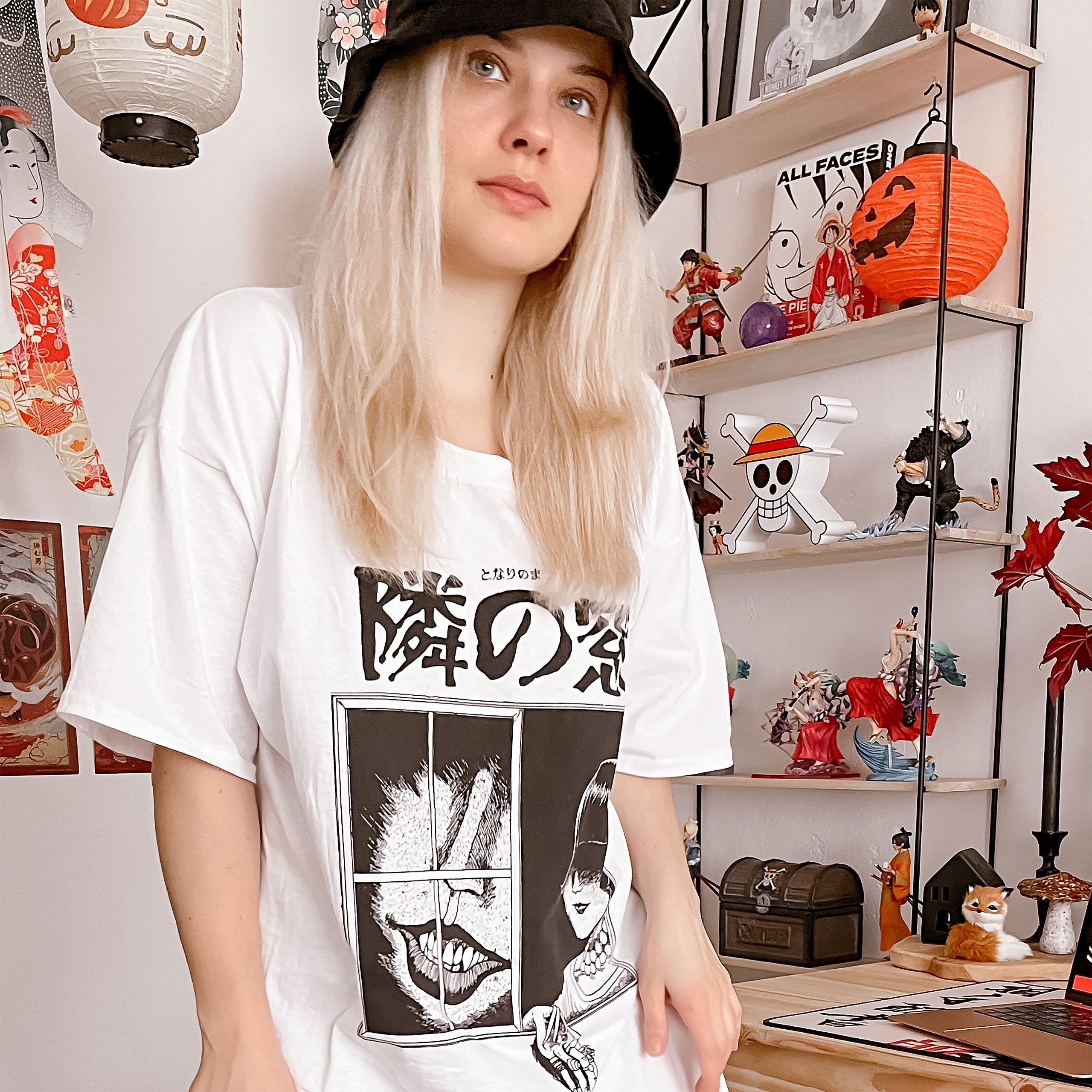 Image produit Junji Ito - T-shirt Window blanc