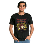 Image produit Ilustrata - T-shirt noir 'En paix avec la nature'