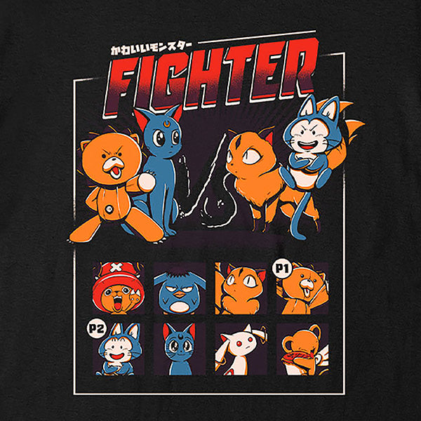 Image produit Ilustrata - T-shirt Anime Fighter noir