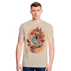 Image produit Ilustrata - T-shirt beige My Neighbour Matrjoschka