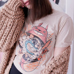 Image produit Ilustrata - T-shirt beige My Neighbour Matrjoschka