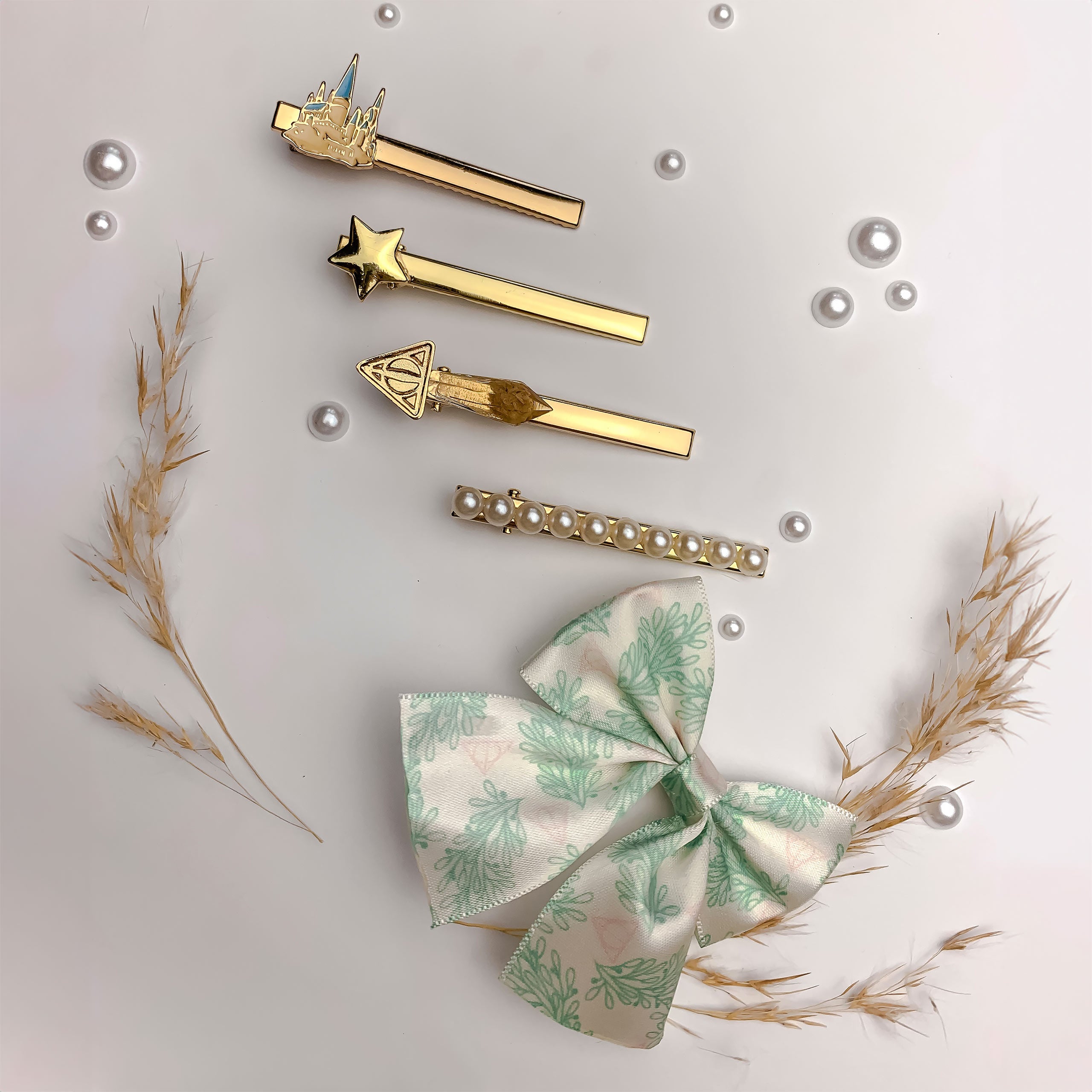 Image produit Harry Potter - Lot de 5 barrettes à cheveux symboles