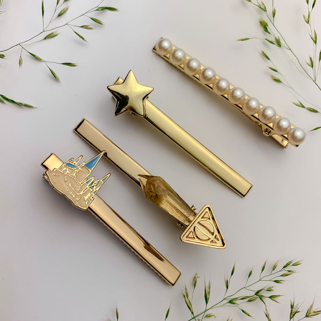 Image produit Harry Potter - Lot de 5 barrettes à cheveux symboles