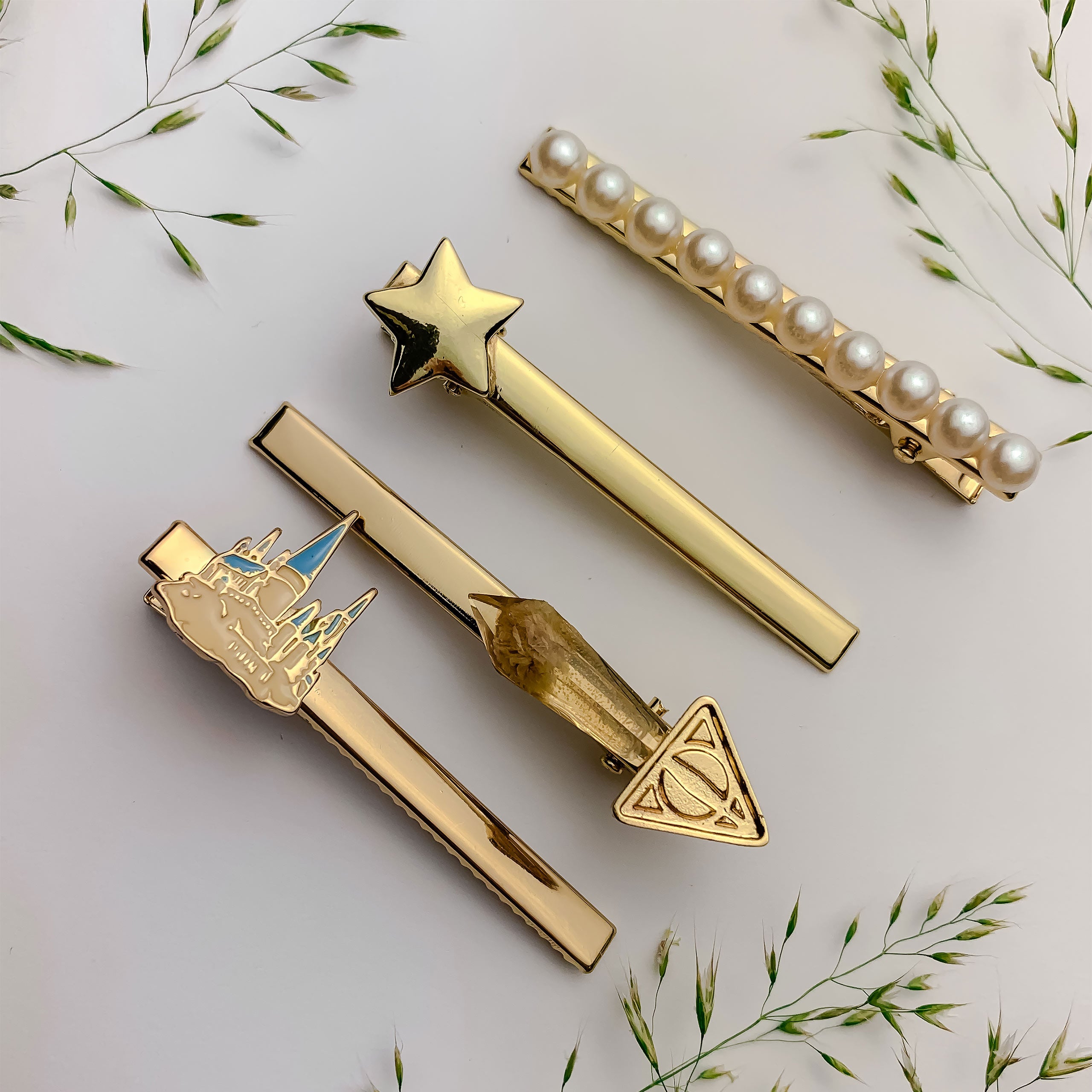 Image produit Harry Potter - Lot de 5 barrettes à cheveux symboles