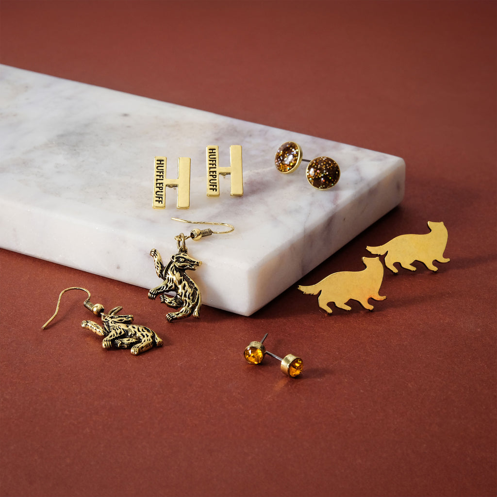 Image produit Harry Potter - Set de Boucles d'Oreilles Poufsouffle