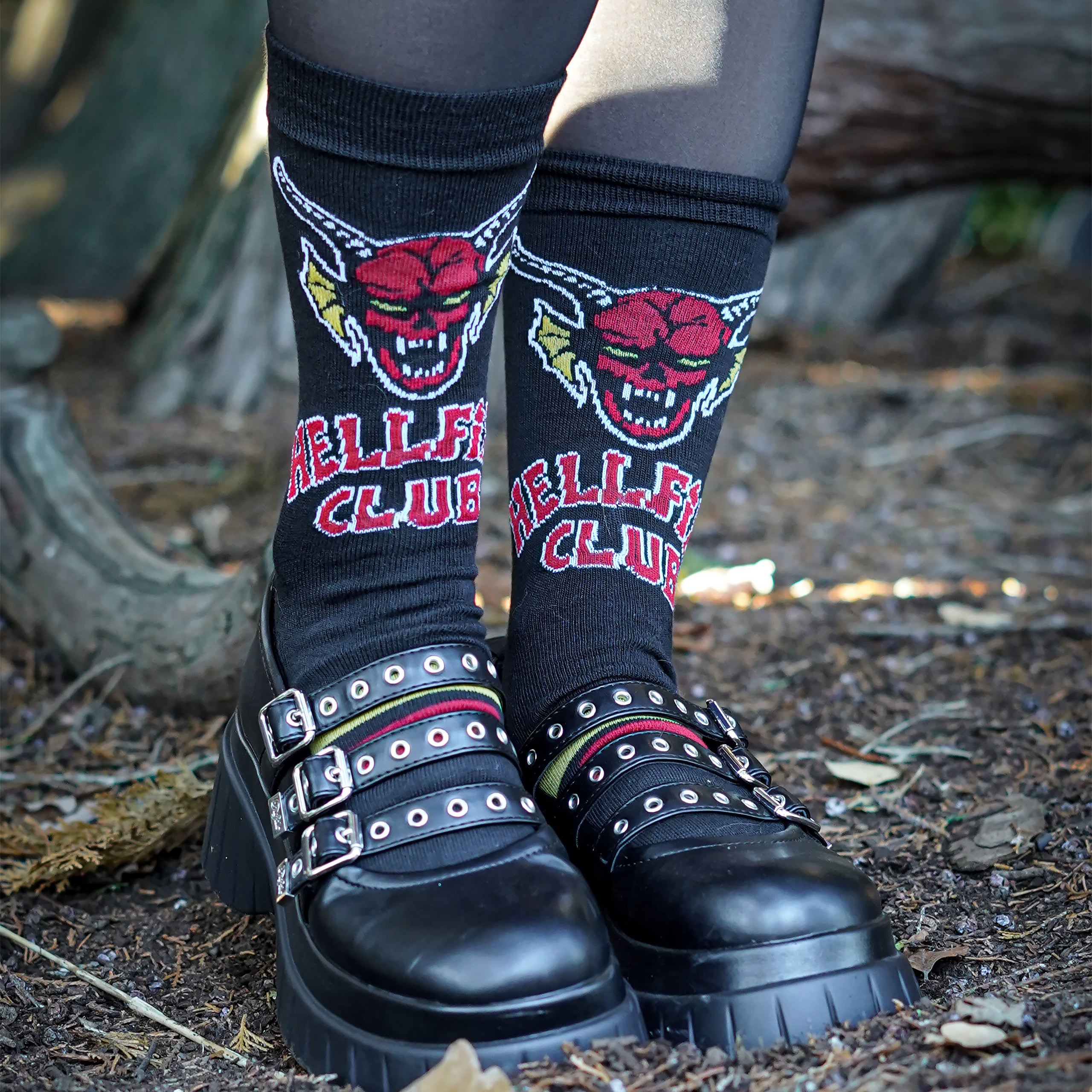 Image produit Stranger Things - Chaussettes Hellfire Club