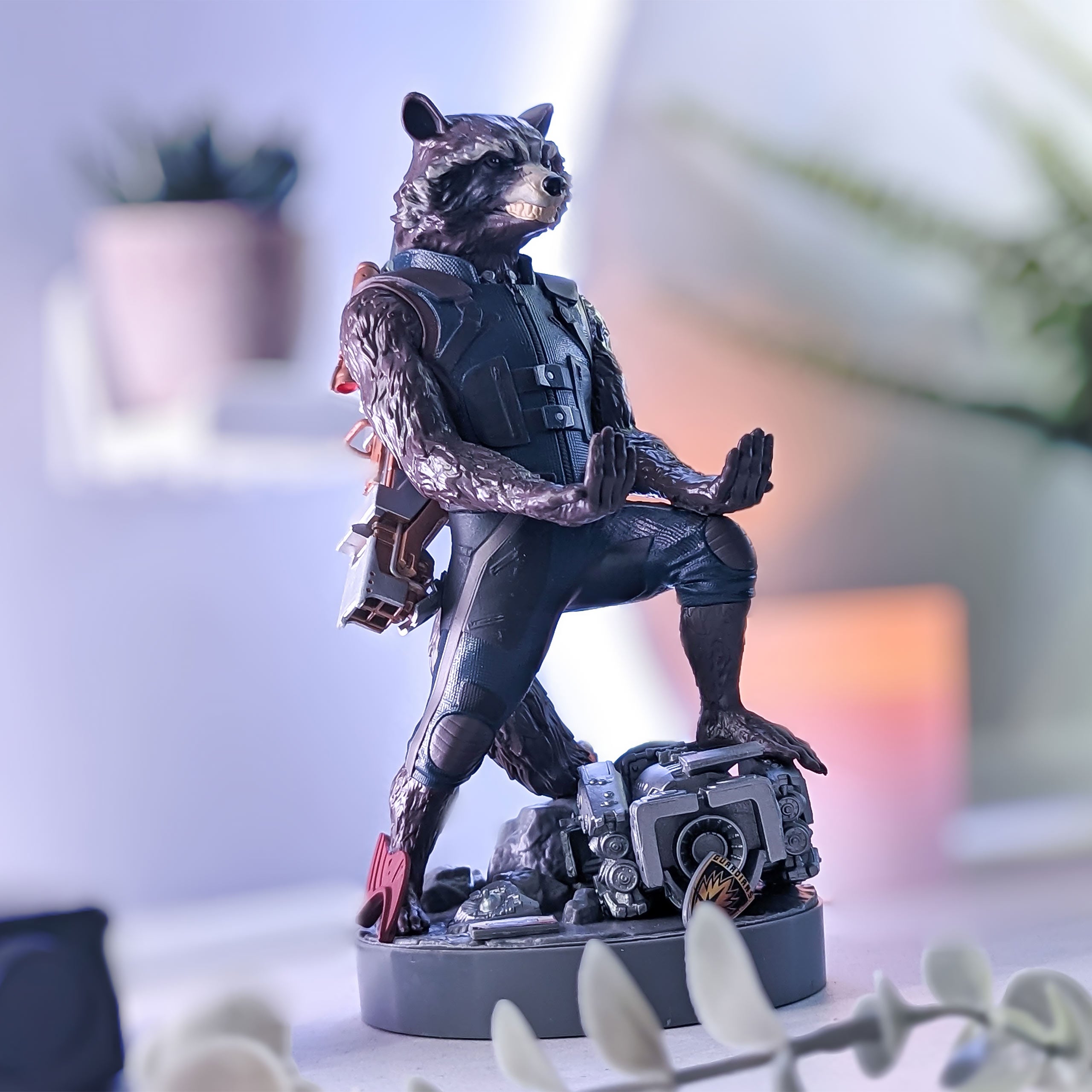 Image produit Les Gardiens de la Galaxie - Figurine Cable Guy Rocket Raccoon