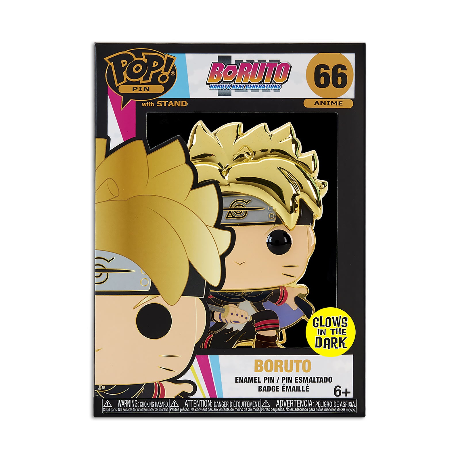 Image produit Boruto Next Generations - Boruto Funko Pop Pin qui brille dans le noir