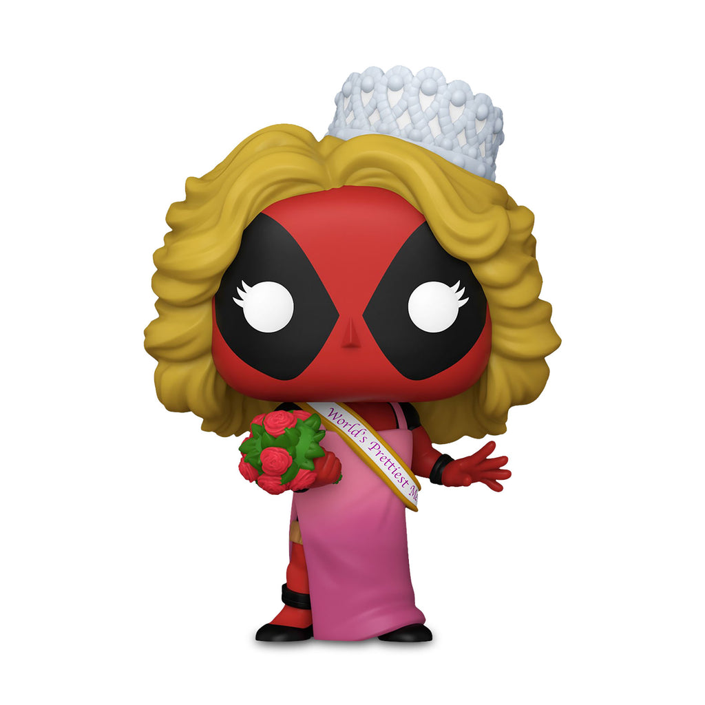 Image produit Figurine Bobblehead Funko Pop Deadpool Beauty Pageant