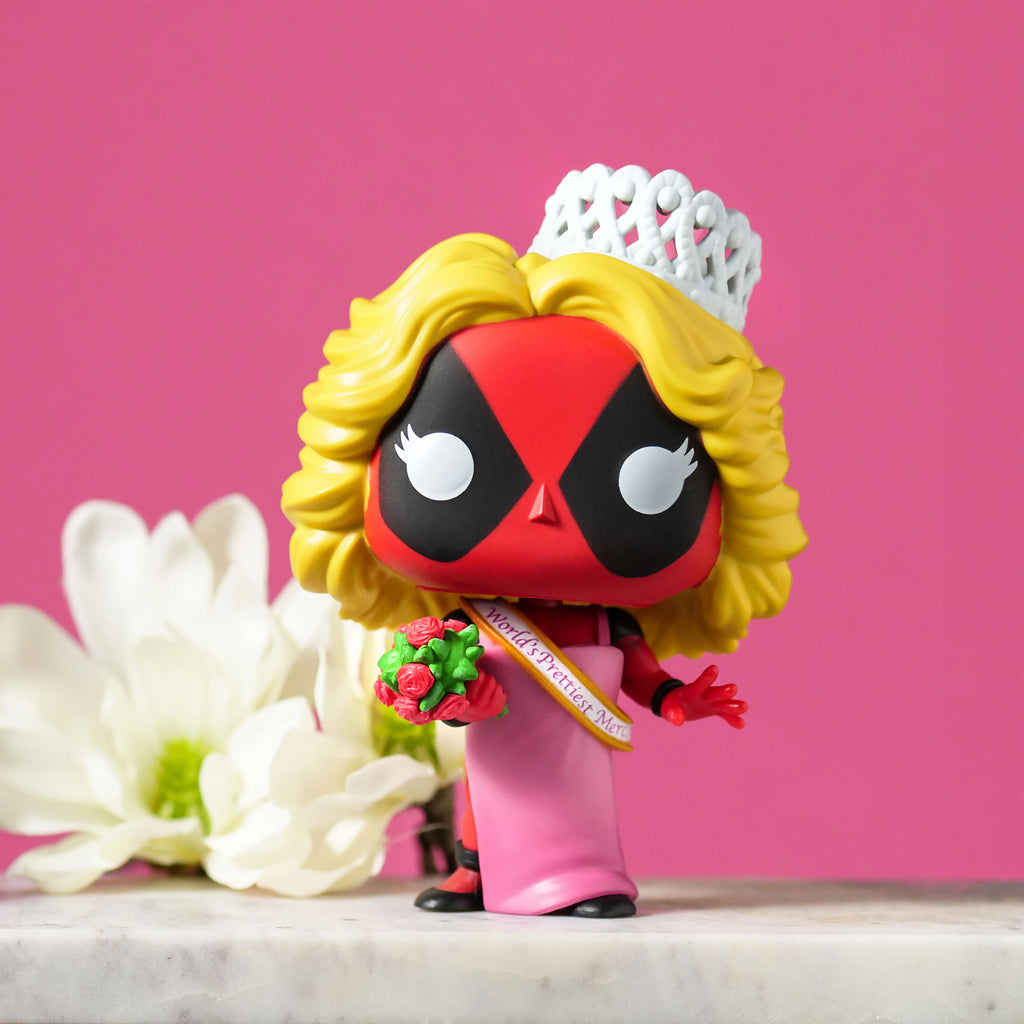 Image produit Figurine Bobblehead Funko Pop Deadpool Beauty Pageant