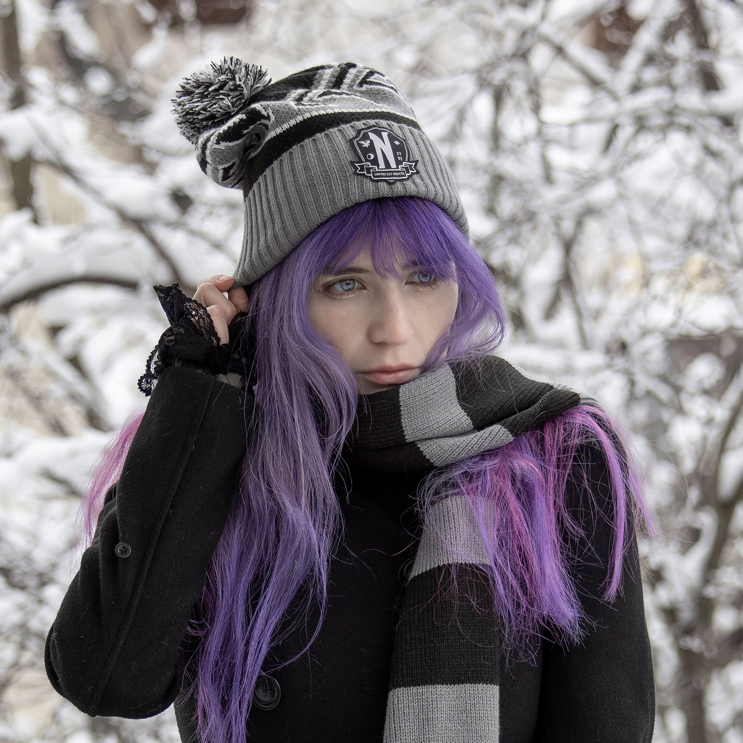 Image produit Mercredi - Bonnet de l'Académie Nevermore
