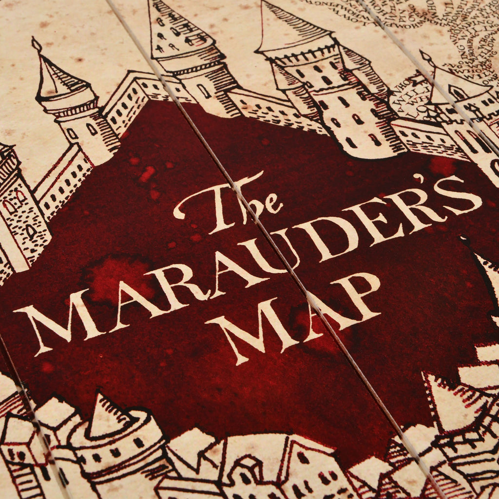Image produit Harry Potter - Carte des Maraudeurs Art Mural en Bois