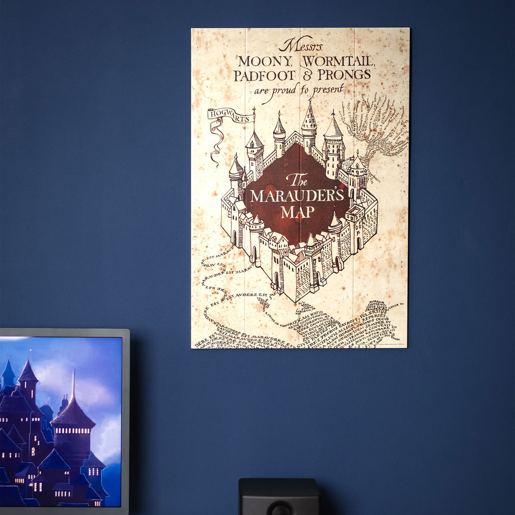 Image produit Harry Potter - Carte des Maraudeurs Art Mural en Bois