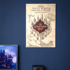Image produit Harry Potter - Carte des Maraudeurs Art Mural en Bois