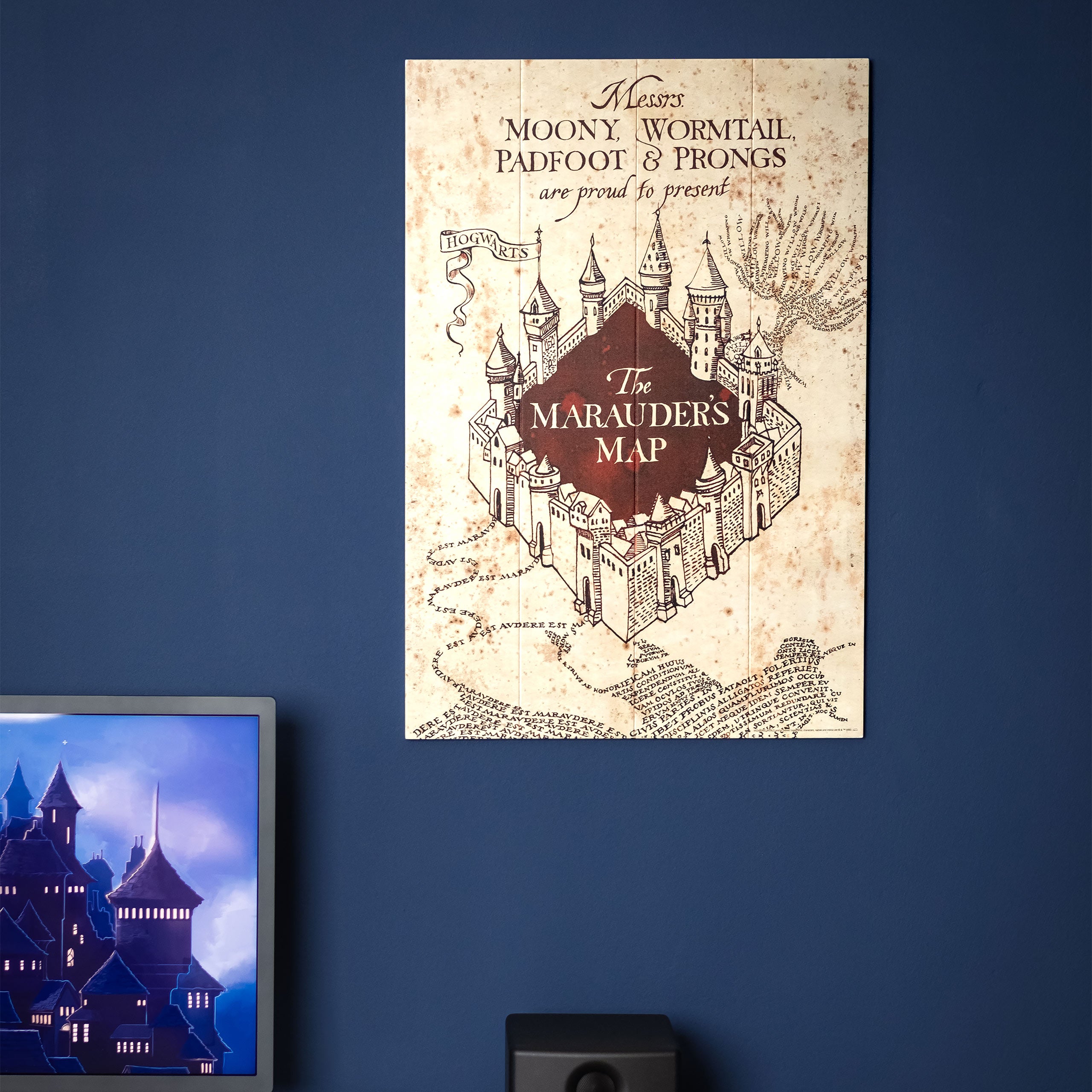 Image produit Harry Potter - Carte des Maraudeurs Art Mural en Bois