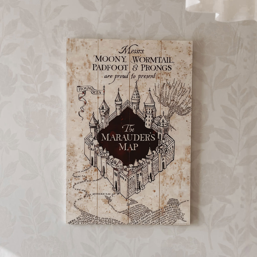 Image produit Harry Potter - Carte des Maraudeurs Art Mural en Bois