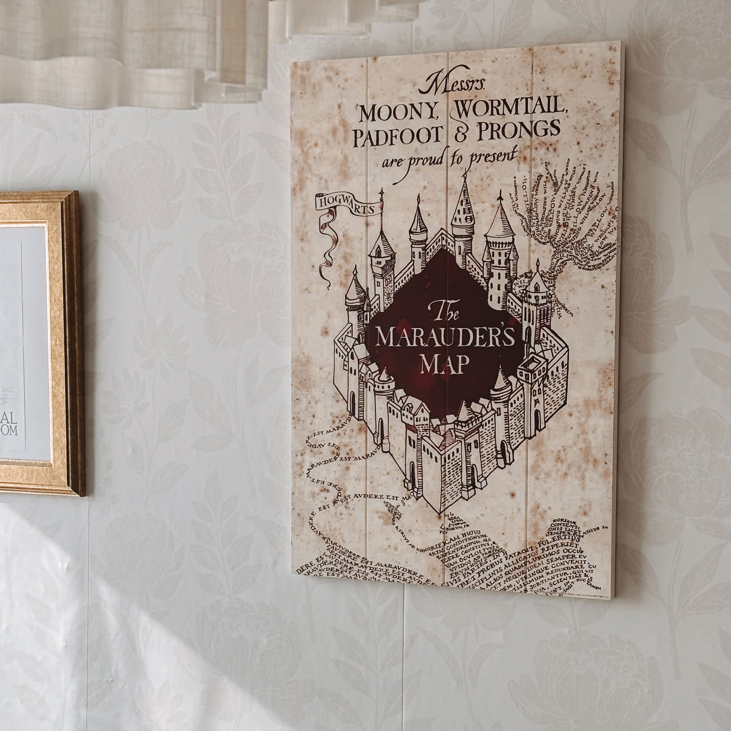 Image produit Harry Potter - Carte des Maraudeurs Art Mural en Bois