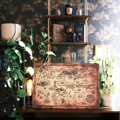Image produit Zelda - Carte de Hyrule Tableau Mural en Bois