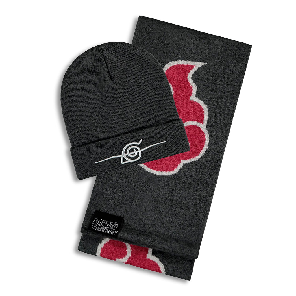 Image produit Naruto - Ensemble Cadeau Bonnet et Echarpe Akatzuki