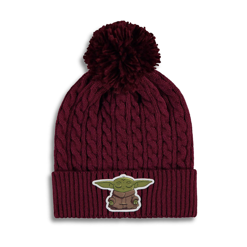 Image produit Bonnet Grogu avec pompon et écharpe - Star Wars The Mandalorian