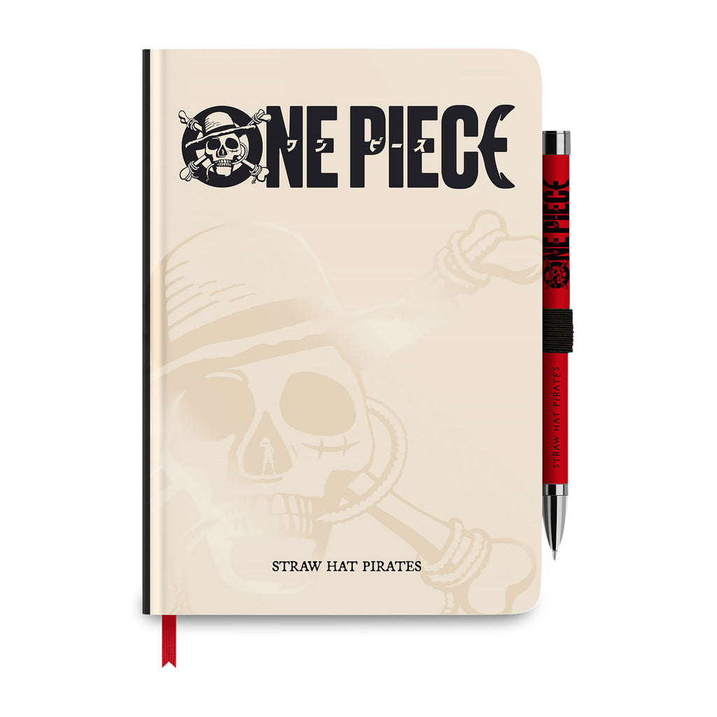 Image produit One Piece - Carnet de notes Pirates du Chapeau de Paille avec stylo à bille