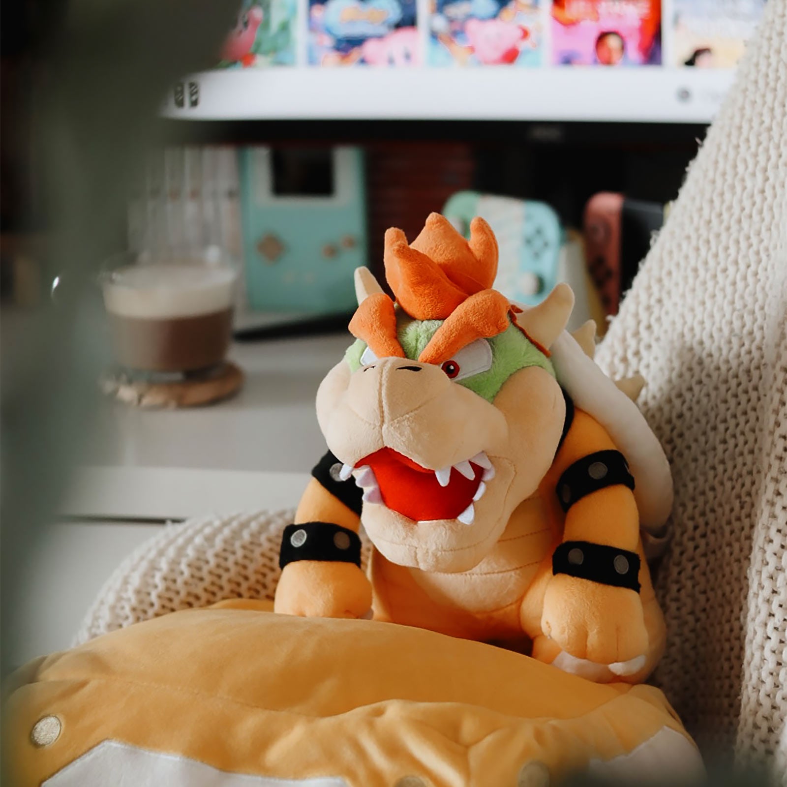 Image produit Super Mario - Figurine en peluche Bowser