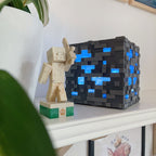 Image produit Minecraft - Lampe de table en minerai de diamant