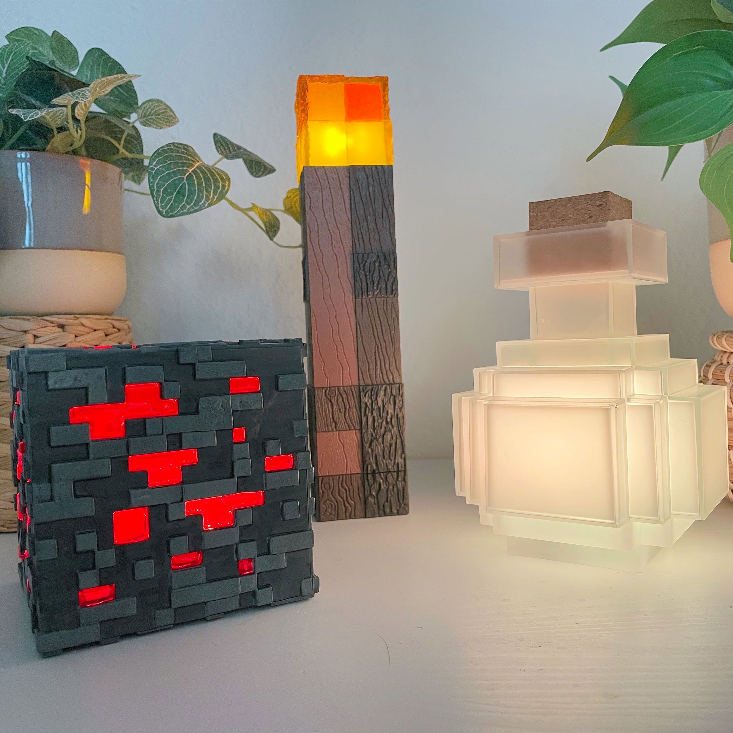 Image produit Minecraft - Lampe de Table Redstone