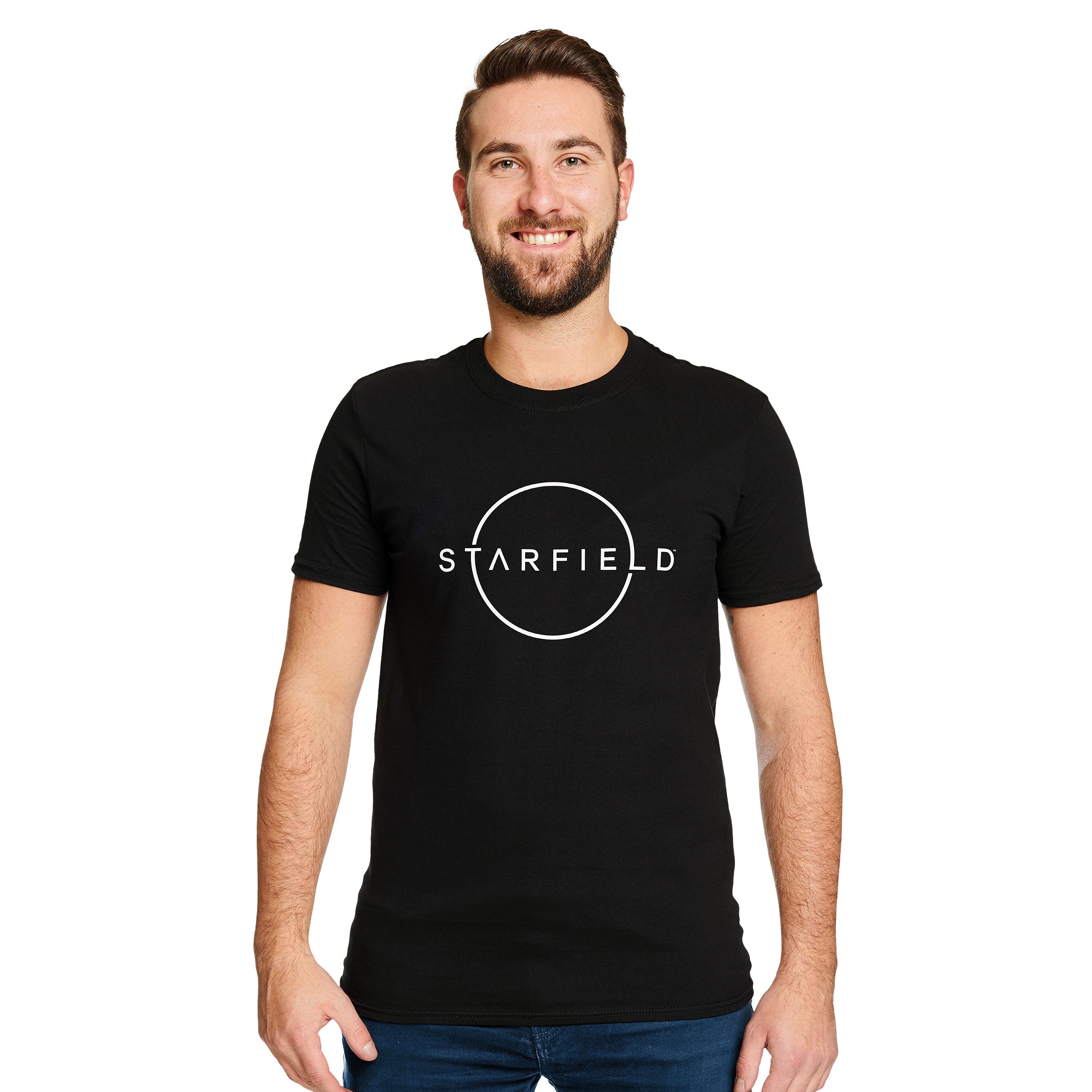 Image produit Starfield - T-shirt logo noir