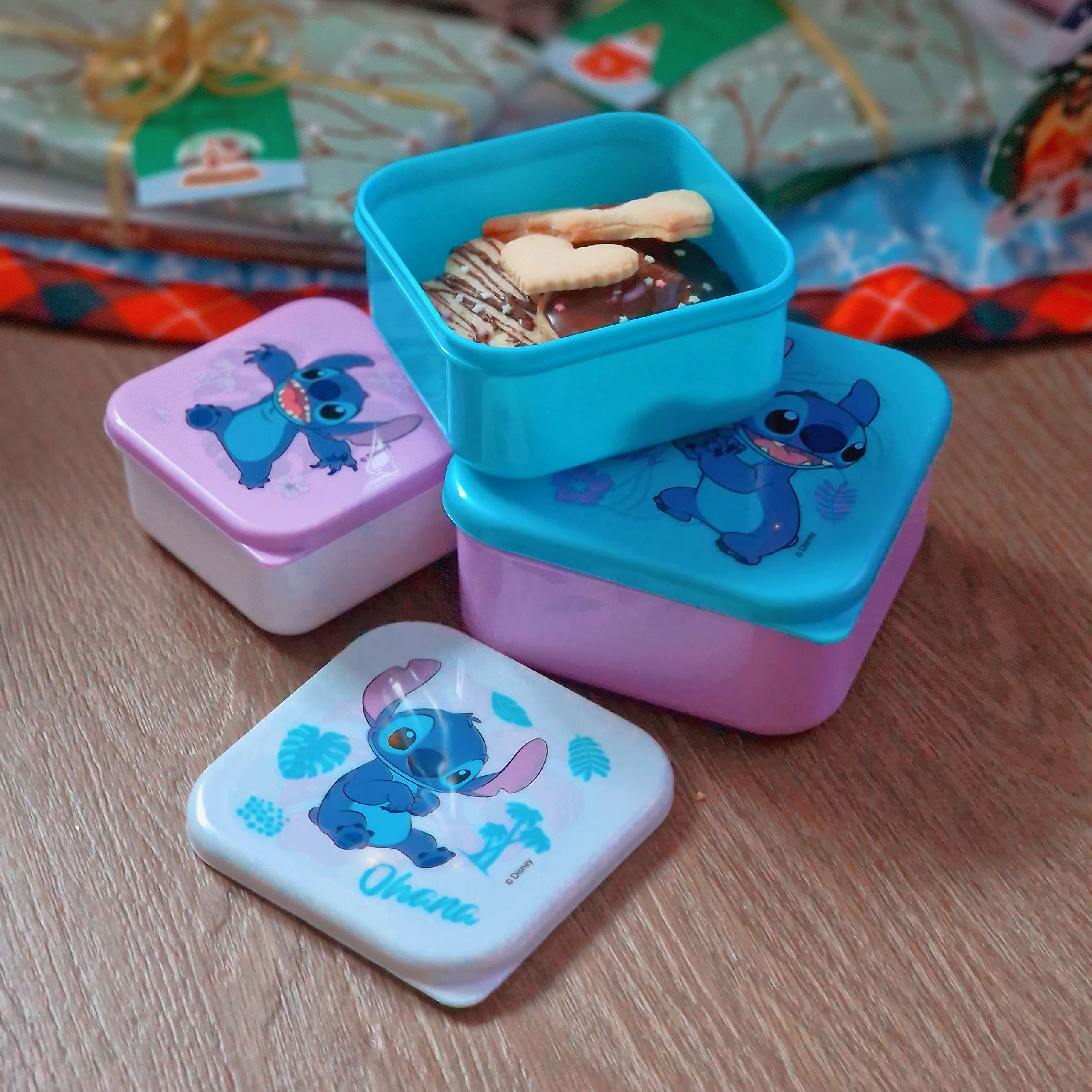 Image produit Stitch Lunchbox Set de 3 - Lilo & Stitch