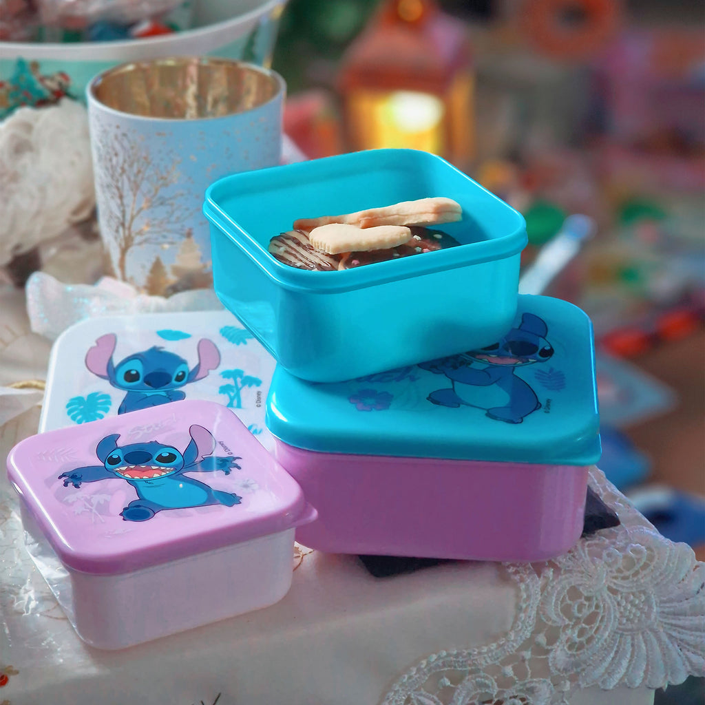 Image produit Stitch Lunchbox Set de 3 - Lilo & Stitch