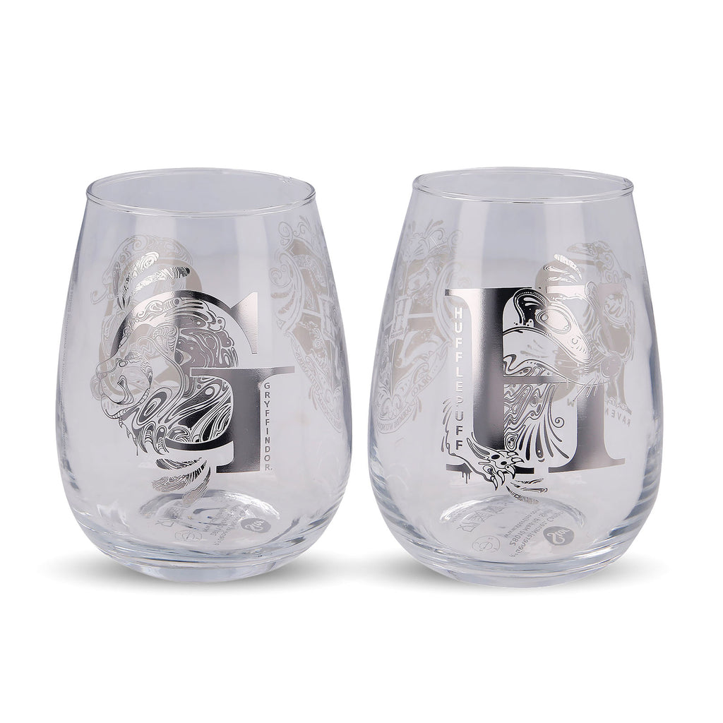 Image produit Harry Potter - Ensemble de 2 verres avec blasons de Poudlard