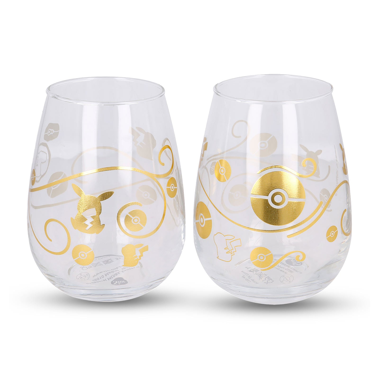 Image produit Pokemon - Lot de 2 verres Pikachu