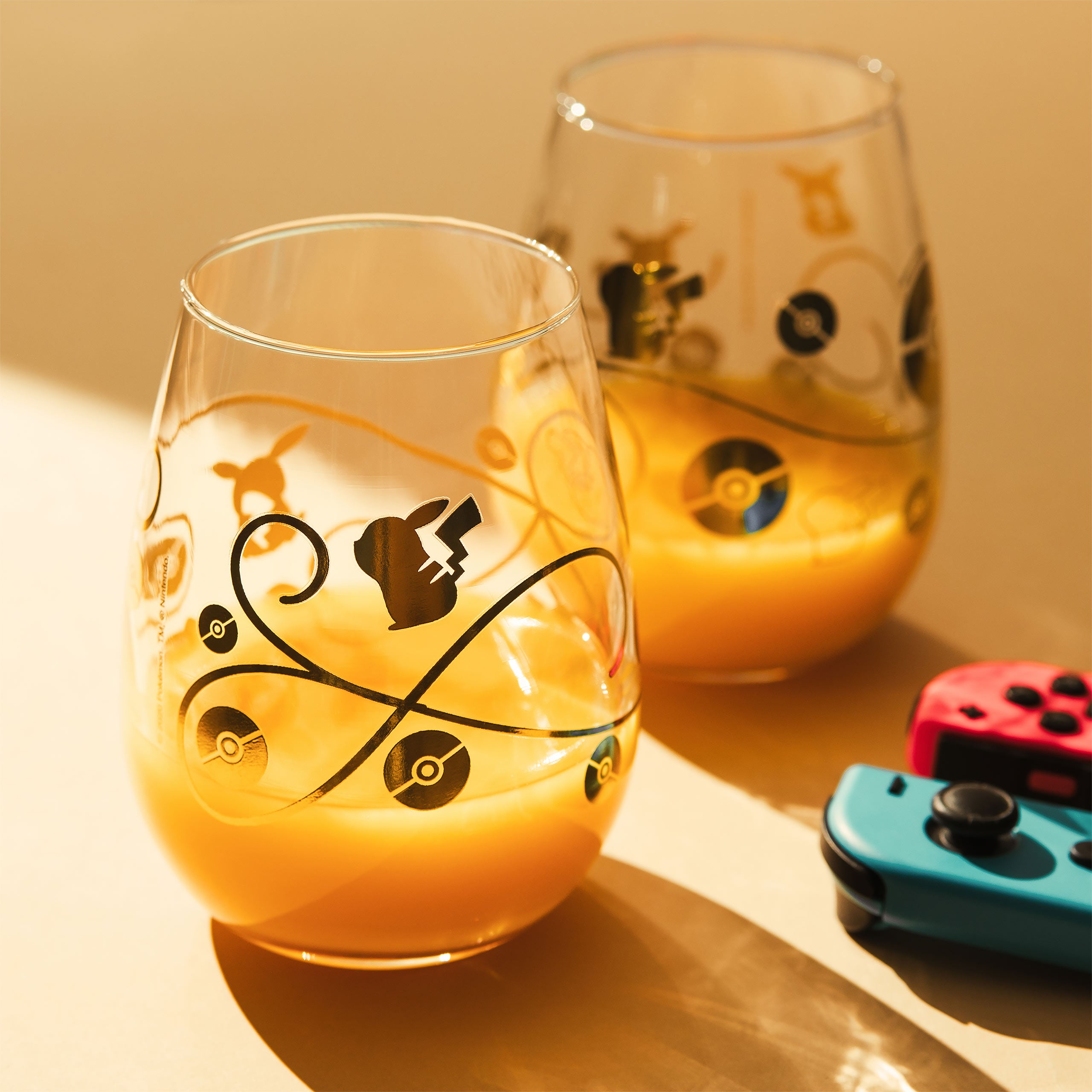 Image produit Pokemon - Lot de 2 verres Pikachu