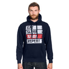 Image produit Sweat à capuche Daily Routine pour les fans d'Anime bleu