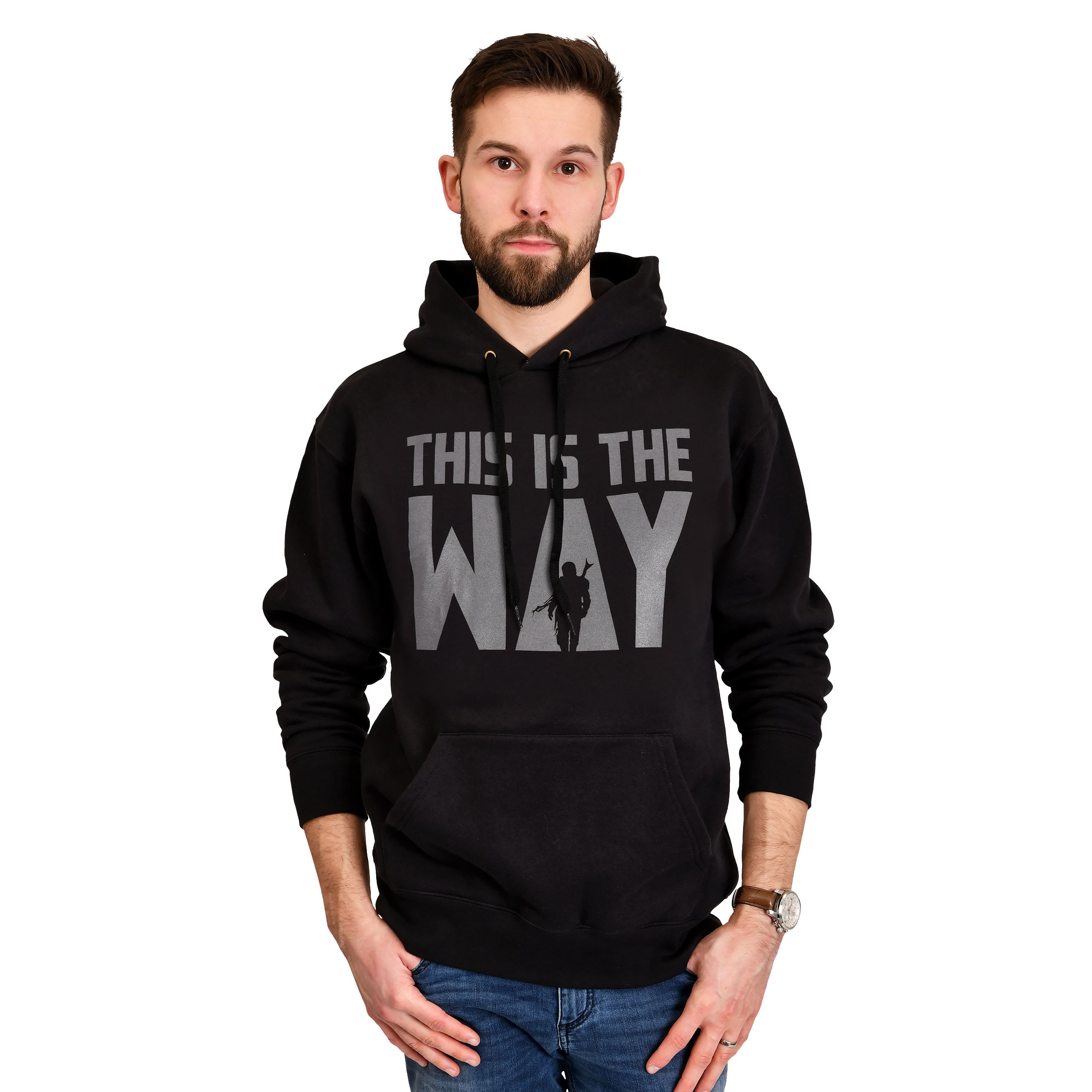 Image produit Ceci est le sweat à capuche Way pour les fans de Star Wars noir