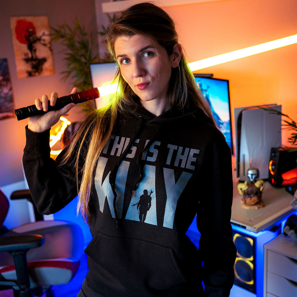 Image produit Ceci est le sweat à capuche Way pour les fans de Star Wars noir
