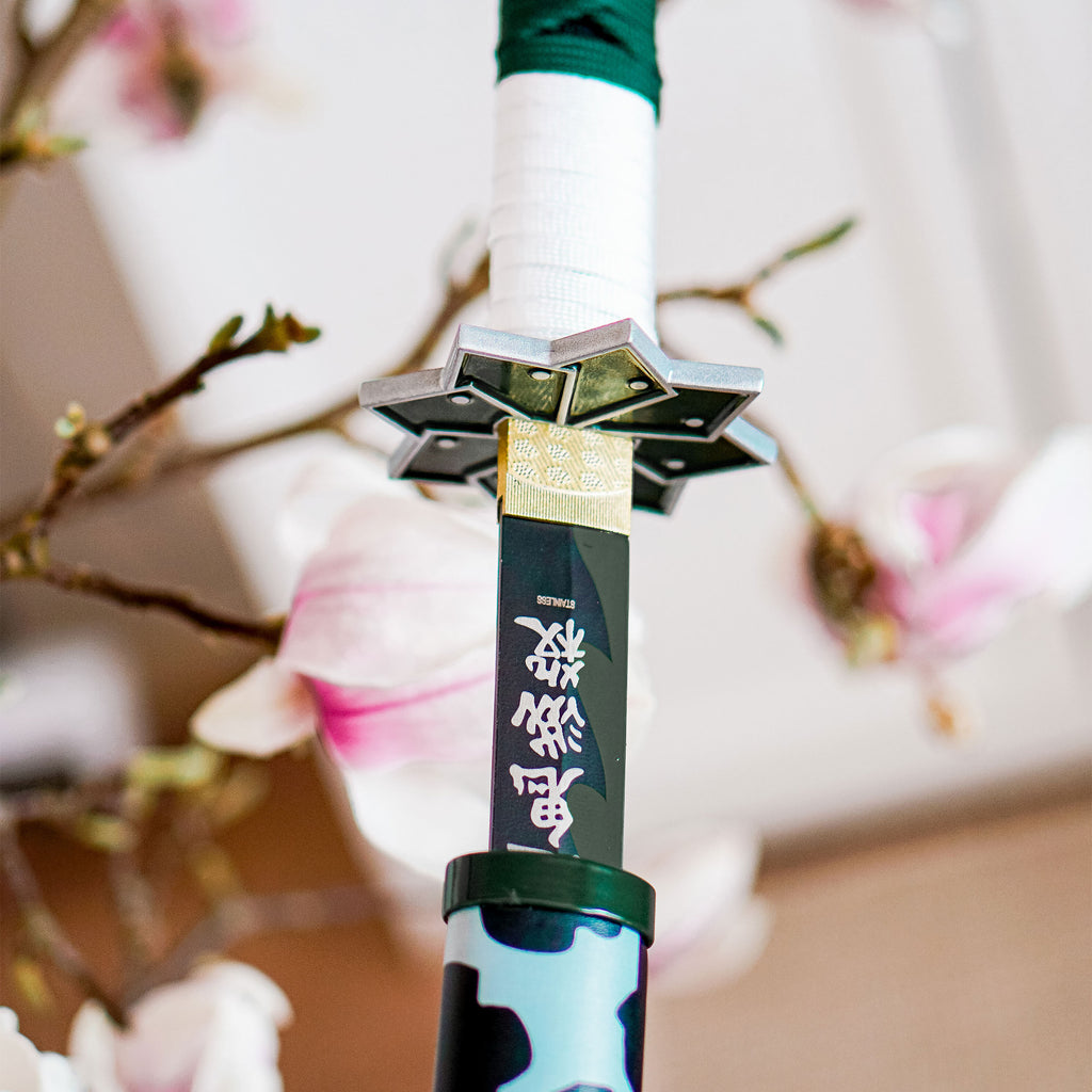 Image produit Réplique du Katana de Sanemi avec Saya pour les fans de Demon Slayer