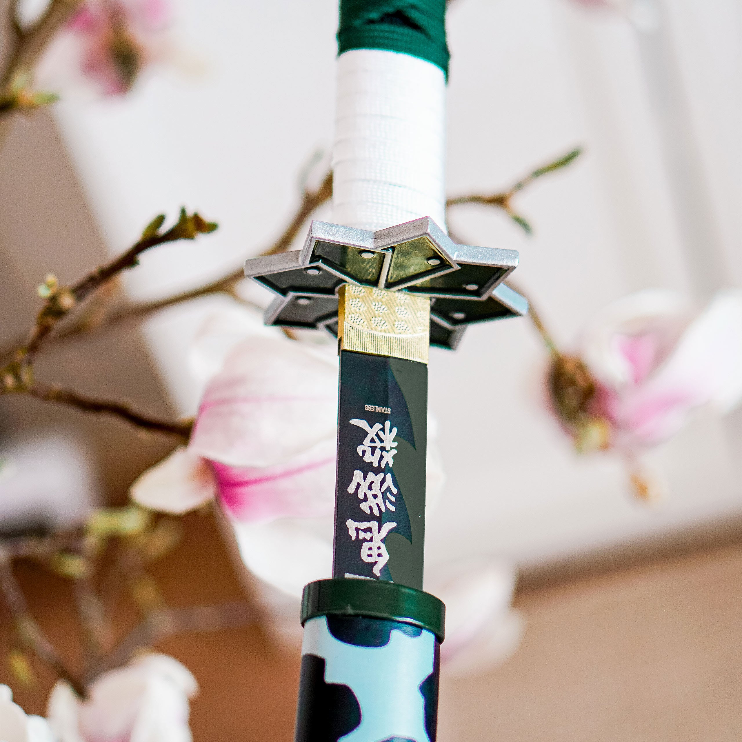 Image produit Réplique du Katana de Sanemi avec Saya pour les fans de Demon Slayer